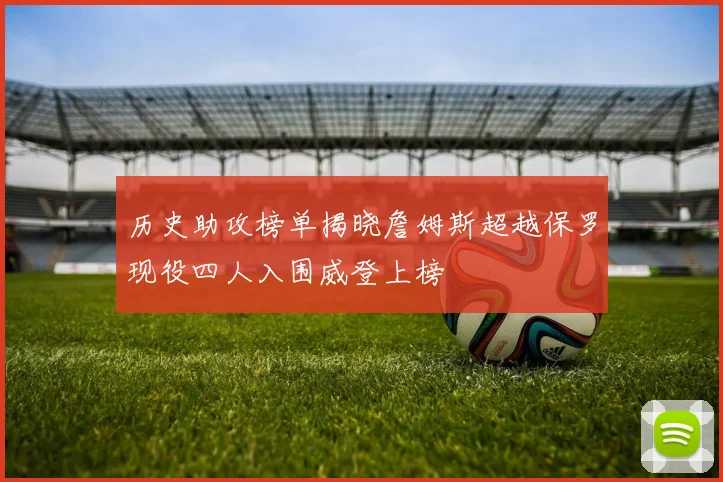 历史助攻榜单揭晓詹姆斯超越保罗现役四人入围威登上榜